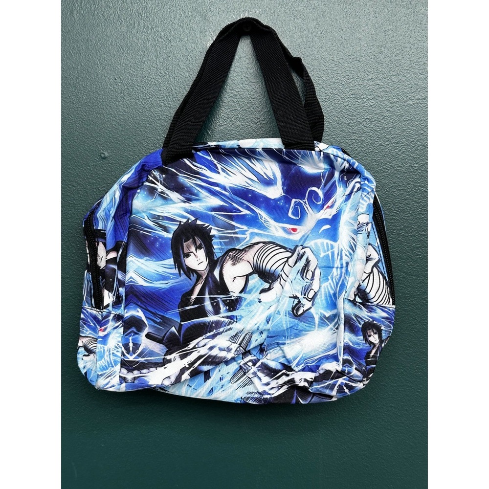 Naruto Shippuden Blue Wave Full Insulated Lunch Bag AOP Double Handles Small